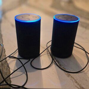 Echo (2nd Generation) - Charcoal Fabric Smart speaker w/ Alexa and Dolby